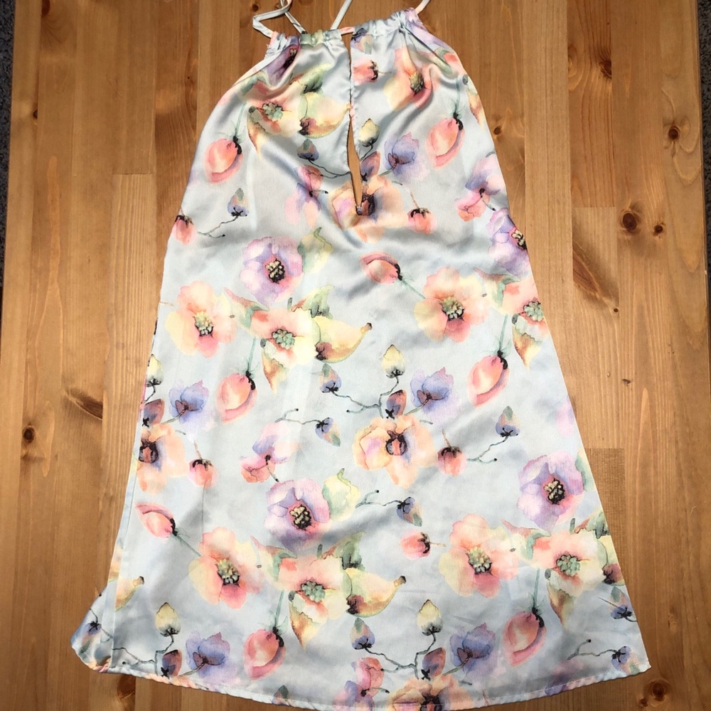 Floral/Satin Party Dress